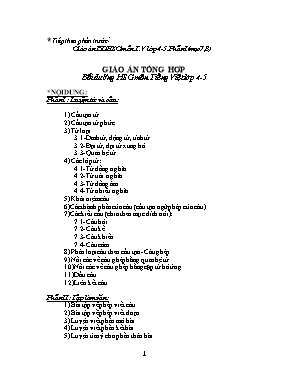 Giáo án Bồi dưỡng học sinh giỏi môn Tiếng việt lớp 4, 5
